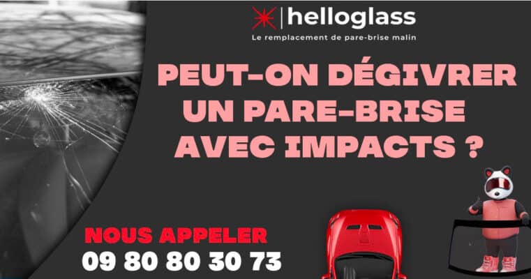 dégivrer un pare-brise avec impacts