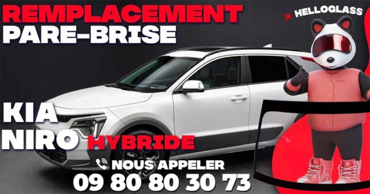 Remplacement de pare-brise pour Kia Niro hybride