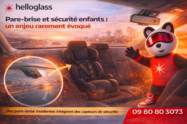Pare-brise et sécurité enfants