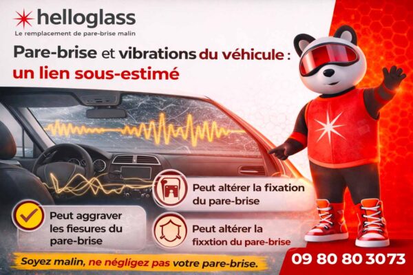 Pare-brise et vibrations du véhicule