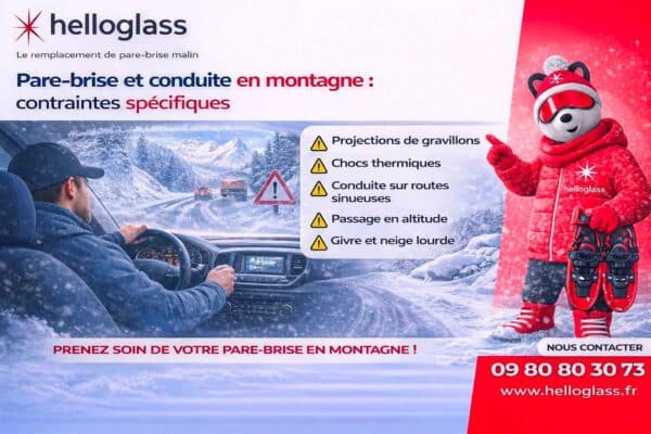 Pare-brise et conduite en montagne : comprendre les contraintes spécifiques